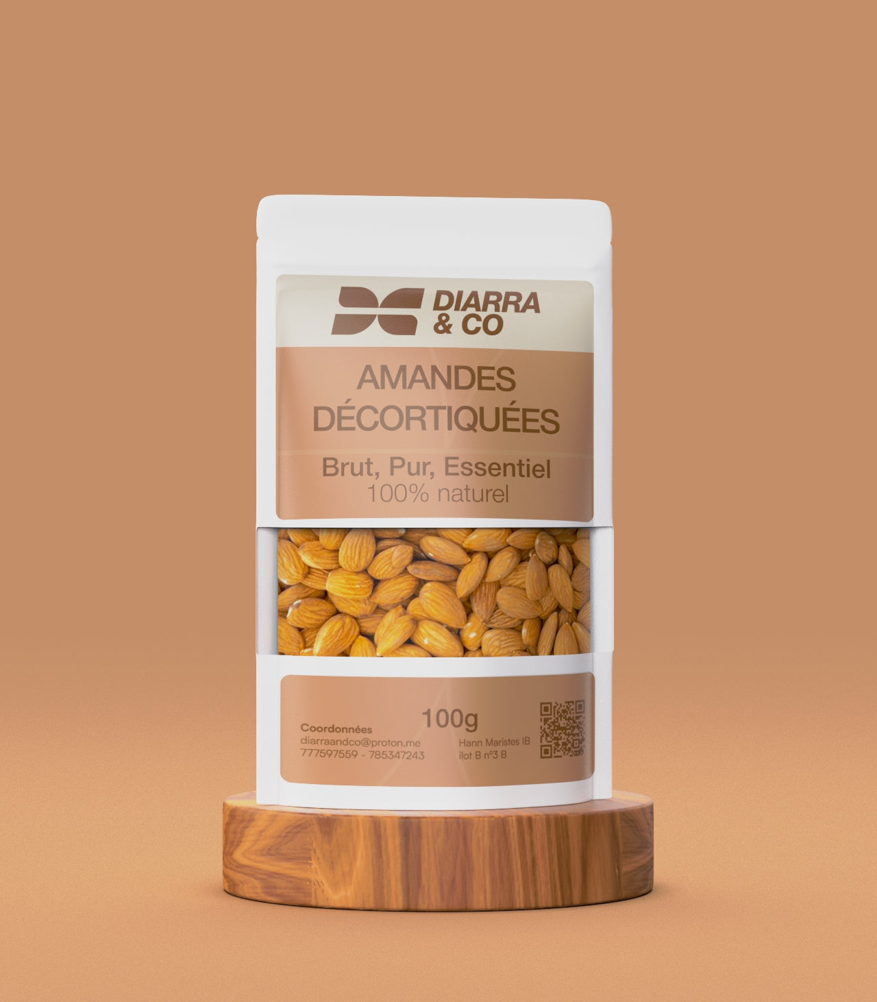 AMANDES DÉCORTIQUÉES