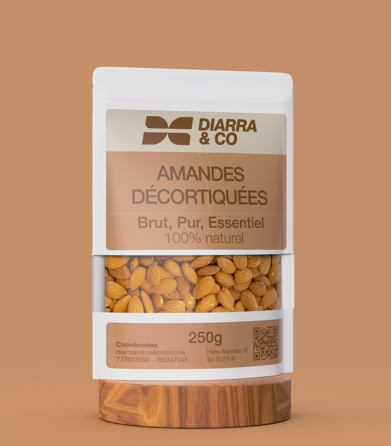 AMANDES DÉCORTIQUÉES