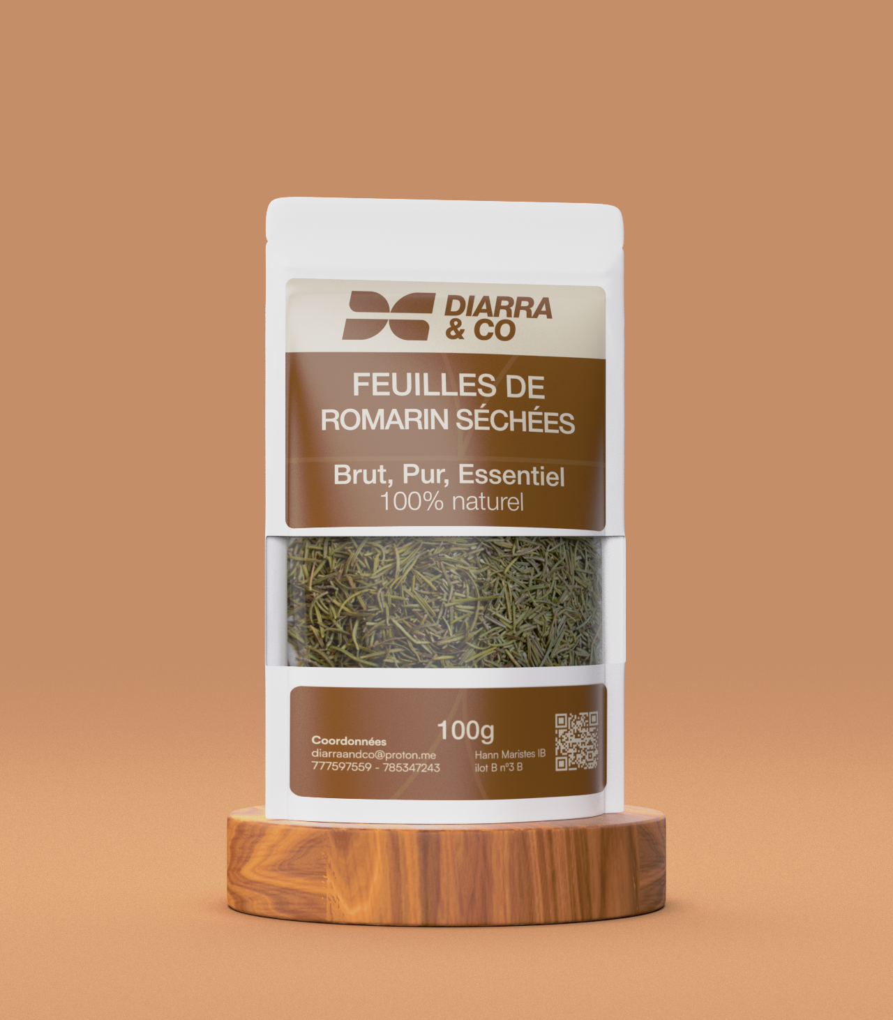 FEUILLES DE ROMARIN SÉCHÉES