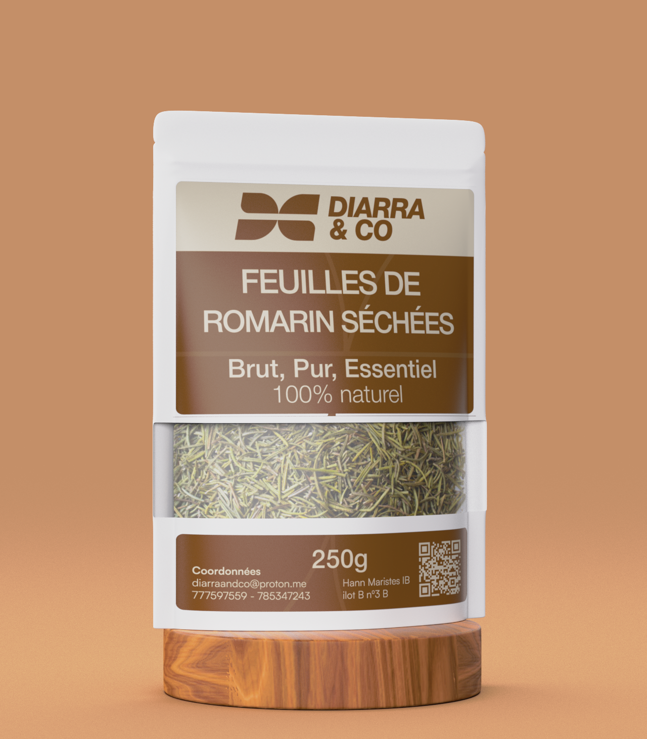 FEUILLES DE ROMARIN SÉCHÉES